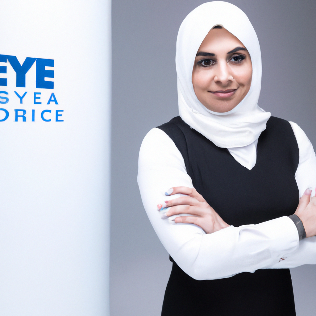 Especialista de soporte en recepción del estudio con diseño minimalista